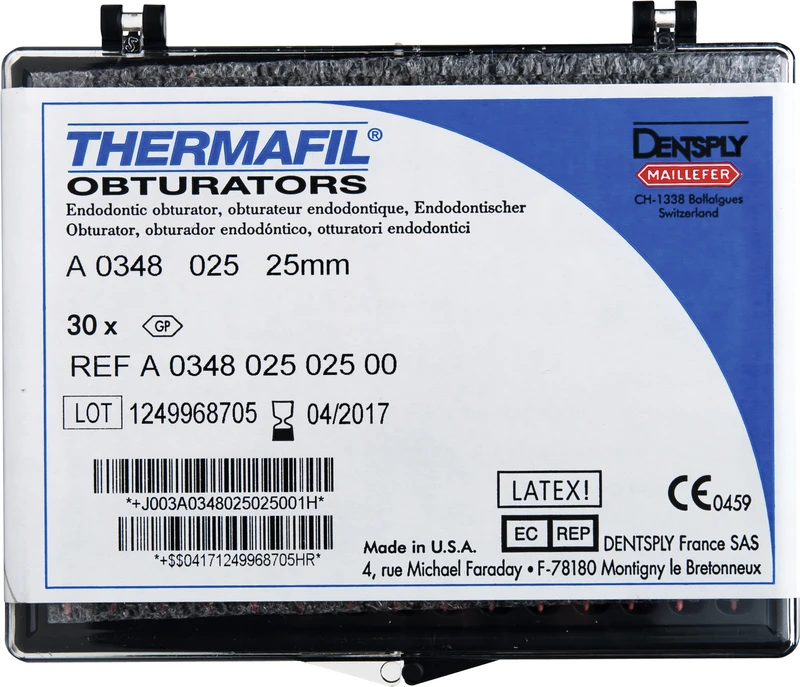 THERMAFIL® Obturatoren  Packung  30 Stück ISO 025