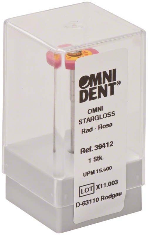Omni StarGloss  Stück  rosa mittelgrob, HP, Figur 372 Rad, 2,5 mm, ISO 170
