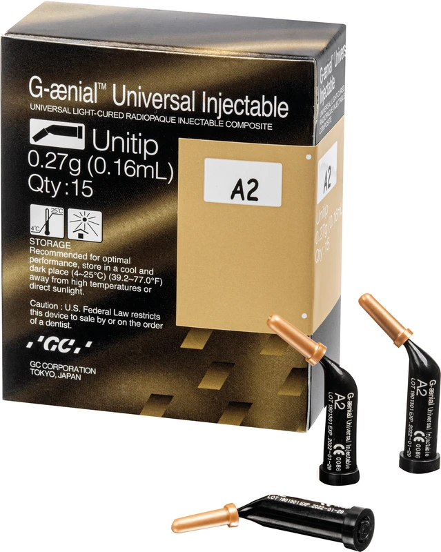 GC G-ænial® Universal Injectable  Packung  15 x 0,16 ml Unitip A2