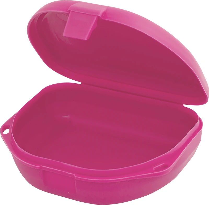 Schienen\Retainerboxen  Packung  12 Stück neonpink