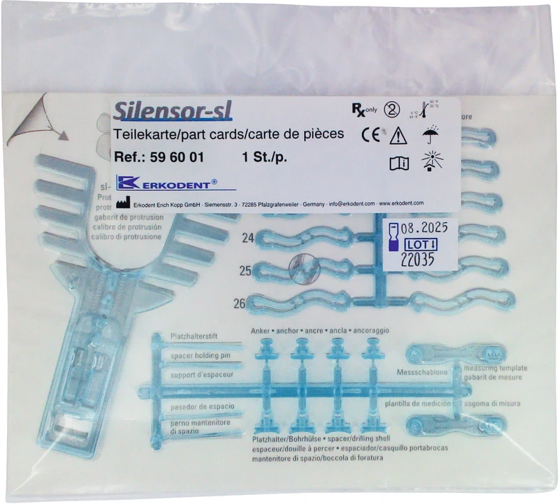 Silensor-sl Teilekarte  Stück  mit Verbindungsteil