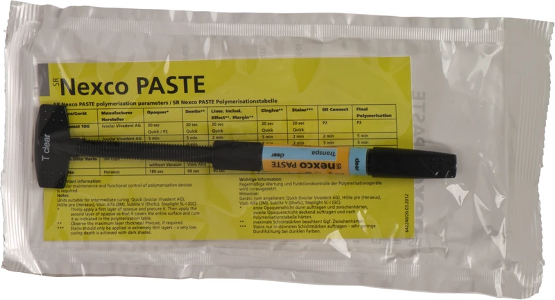 SR Nexco®  Spritze  2,5 g Paste Effekt clear