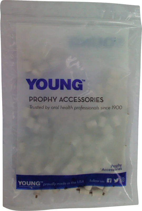 Young Prophylaxekelch Junior Web  Packung  144 Stück weiß, kurz, fest