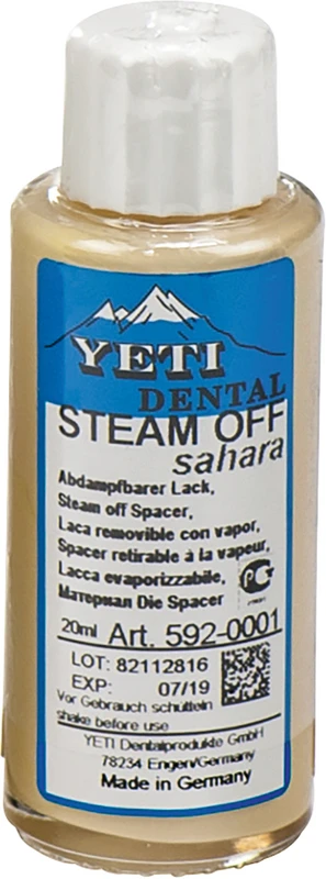 Steam off  Flasche  20 ml Dentinfarbe sahara
