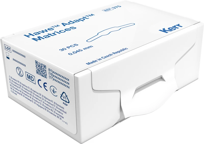 Adapt Matrizen  Nachfüllpackung  30 Stück Stärke 0,045 mm, Form 375