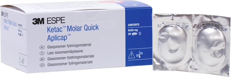 Ketac Molar Quick  Normalpackung  20 Stück A2