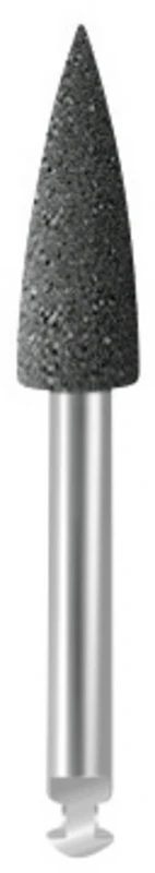 EVEFLEX Polierer  Packung  100 Stück schwarz grob, RA, Figur Flamme, 4 x 12 mm