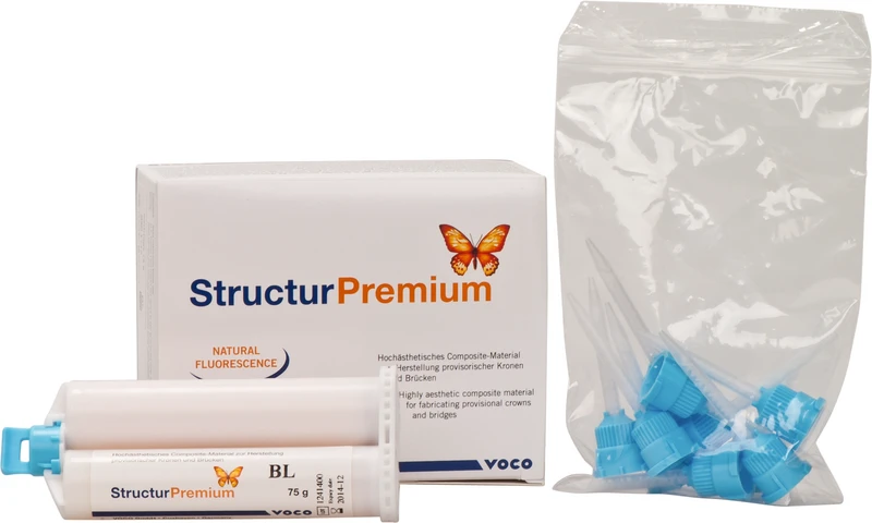 Structur Premium  Packung  75 g Doppelkartusche BL, Mischkanülen Typ 6
