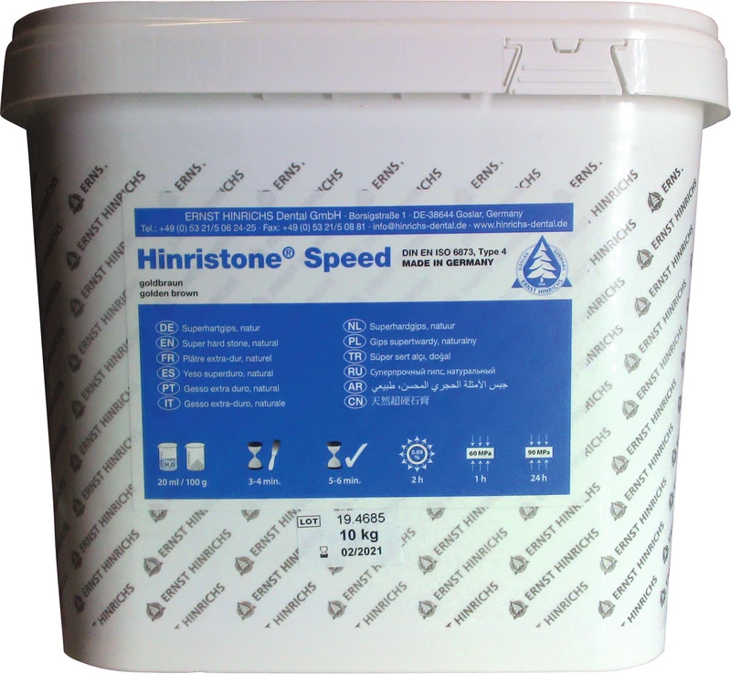 Hinristone® Speed  Eimer  10 kg goldbraun