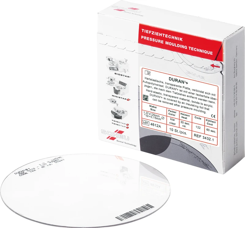 DURAN®+  Packung  100 Stück Ø 125 mm, Stärke 2 mm