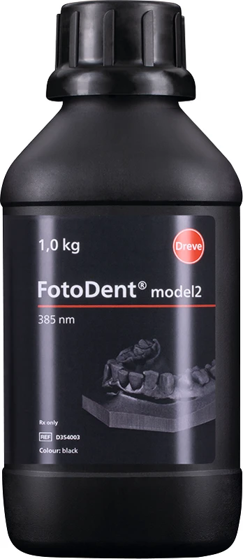 FotoDent® model 2  Flasche  1 kg 385 nm, schwarz