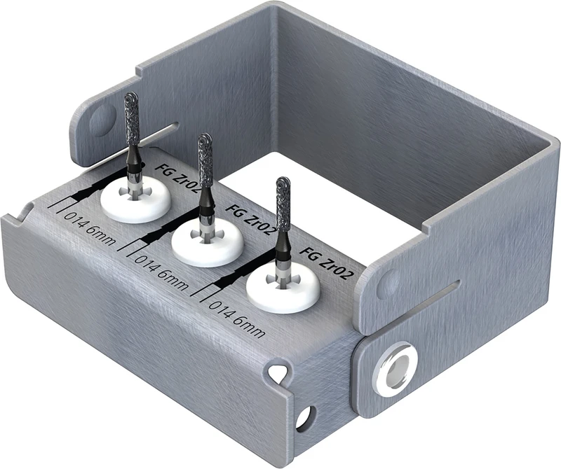 Intensiv ZirconCut  Packung  3 Stück FG, Zylinder rund, 6 mm, ISO 014