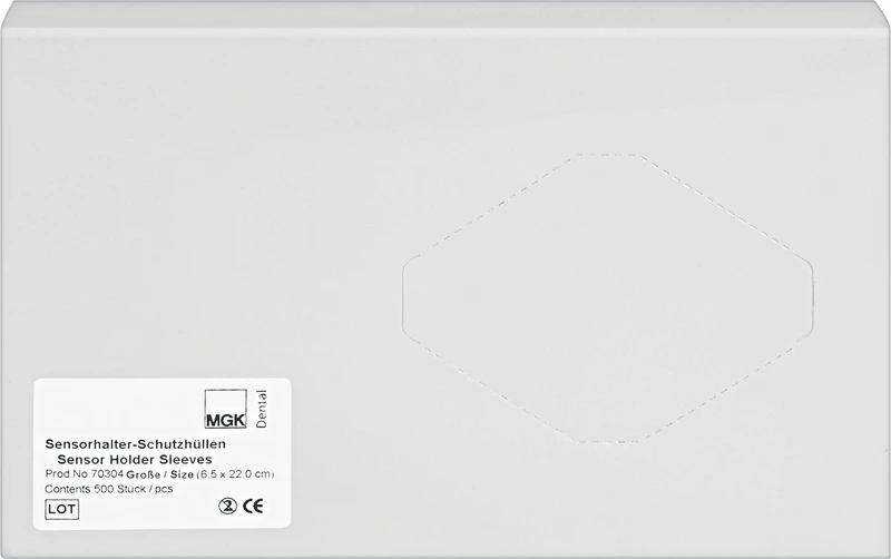 Hygiene Sensorhalter-Schutzhüllen  Packung  500 Stück 6,5 x 22 cm