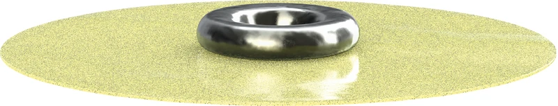 Jiffy Spin Shaping and Finishing Disks  Packung  75 Disks fein gelb, 14 mm