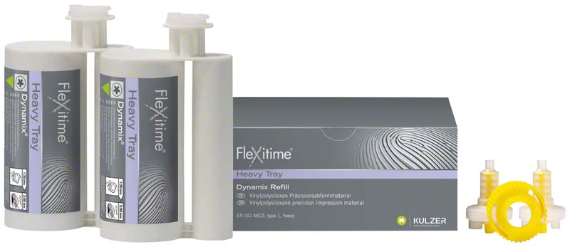 Flexitime® Dynamix  Packung  2 x 380 ml Doppelkartusche Heavy Tray, Zubehör