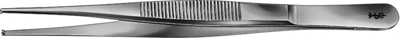 Chirurgische Pinzetten  Stück  gerade, Maulbreite 1,5 mm, 145 mm