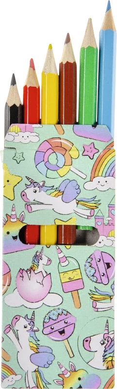 Buntstifte Einhorn  Packung  24 x 6 Stück