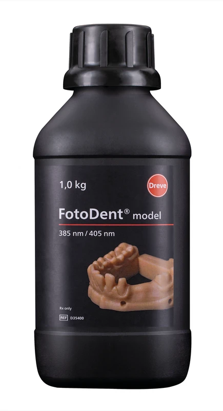 FotoDent® model  Flasche  1 kg 385\405 nm, beige-opak