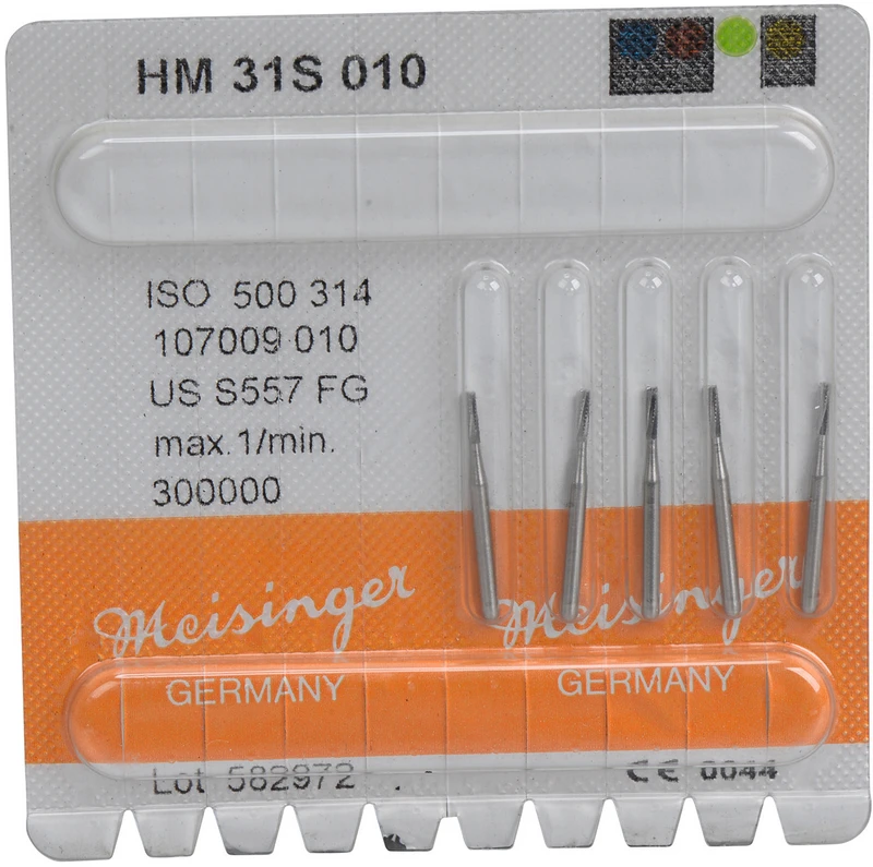 HM-Bohrer 31S  Packung  5 Stück FG, Figur 107, ISO 010