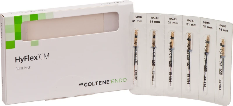 HyFlex® CM  Packung  6 Stück 31 mm, Taper.04 ISO 040