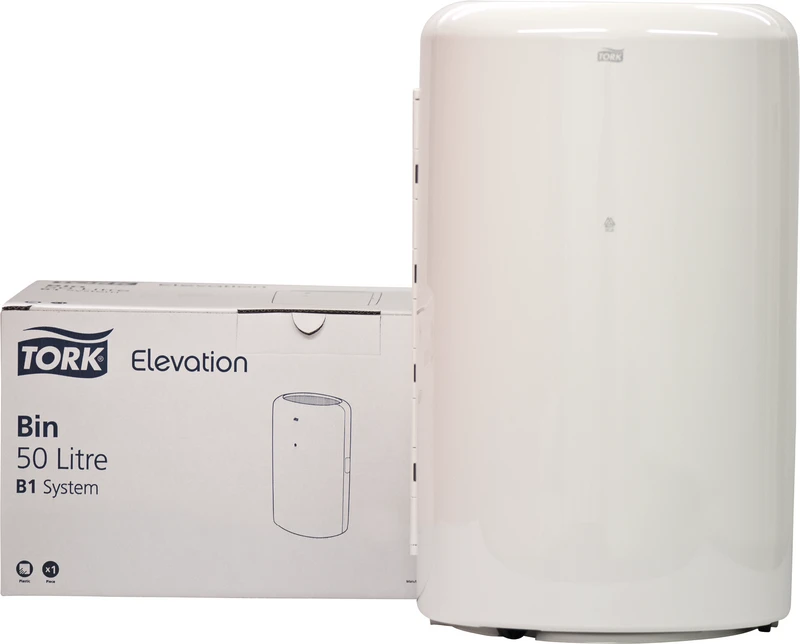 TORK® Abfallbehälter Elevation   Stück  für 50 Liter, weiß, B1 System