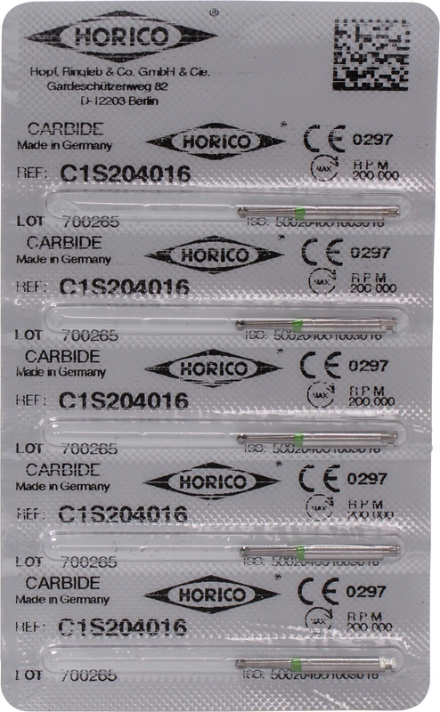 HM-Bohrer C1S  Packung  5 Stück RA, Figur 001, ISO 016