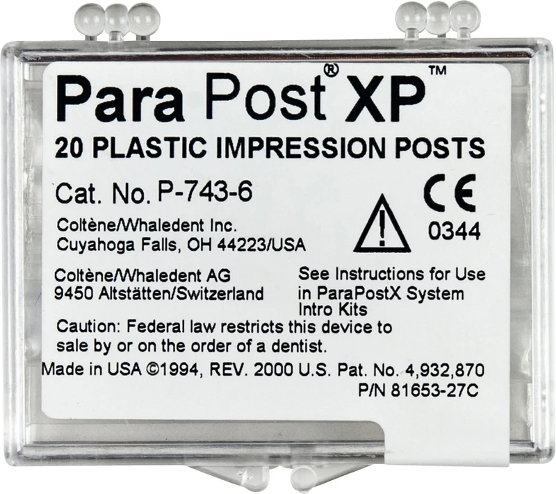 ParaPost® XP Abformstifte  Nachfüllpackung  20 Stück Ø 1,5 mm