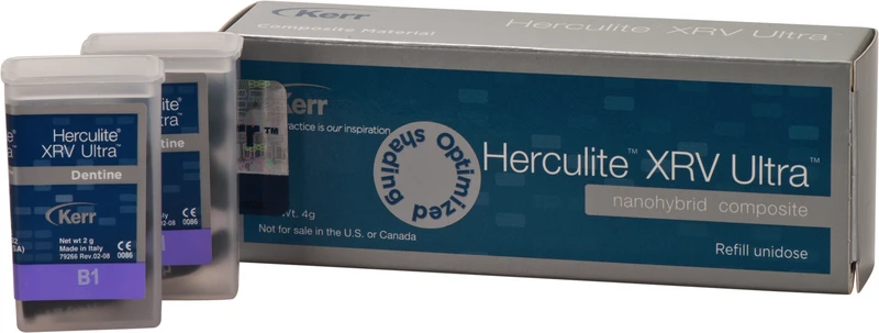 Herculite® XRV Ultra  Packung  20 x 0,2 g Unidose dentin B1