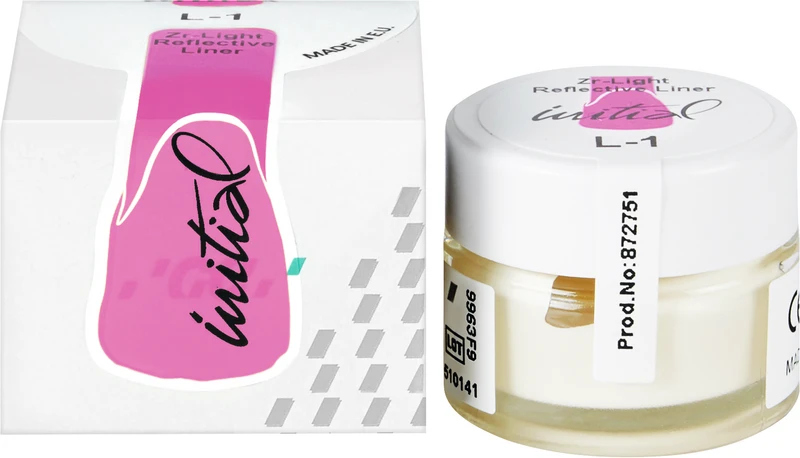 GC Initial IQ Layering-over-Zircon  Dose  3 g Paste Light Reflective liner 1