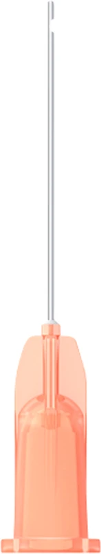 transcodent Endo Irrigation Needles  Packung  25 Stück orange, 1 seitliche Öffnung, G25 0,5 x 25 mm