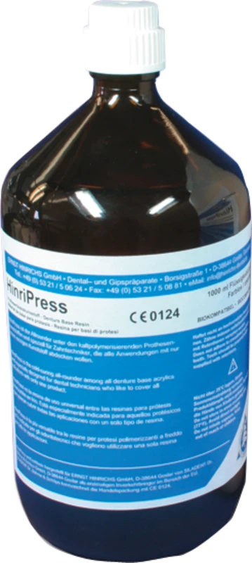 HinriPress  Flasche  1 Liter Flüssigkeit, farblos