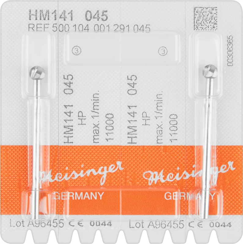 Chirurgie Fräser HM 141  Packung  2 Stück HP, Figur 001, ISO 045