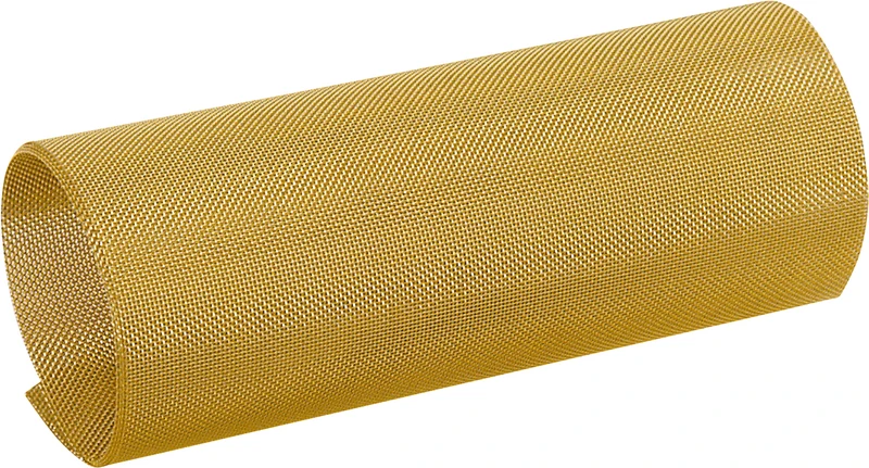 Verstärkungsnetz  Stück  vergoldet, 50 x 10 cm, mittel