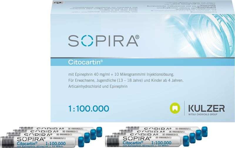 SOPIRA® Citocartin®   Packung  50 x 1,7 ml 1:100.000