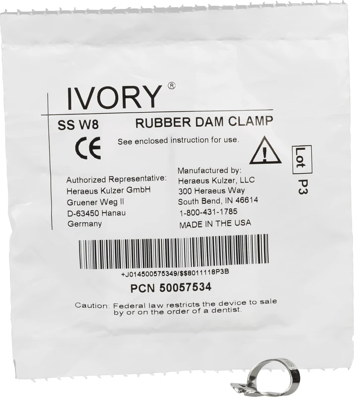 Rubber Dam Clamp  Stück  W 8