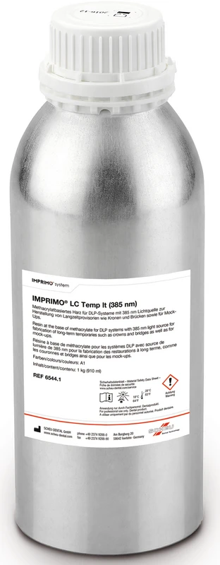 IMPRIMO® LC Temp lt  Flasche  1 kg 385 nm, A1