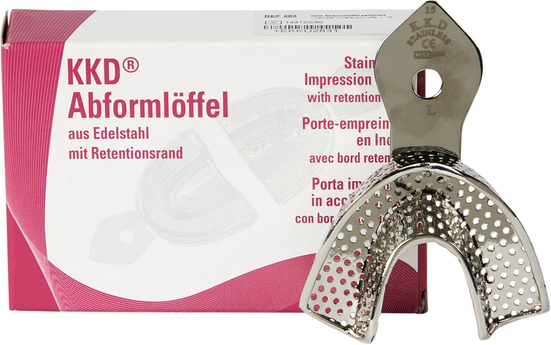 KKD® Abformlöffel Kieferorthopädie  Stück  UK-15, L, perforiert