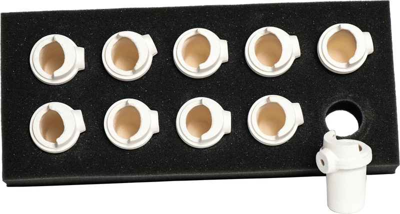 Keramiktiegel für Degutron  Packung  10 Stück