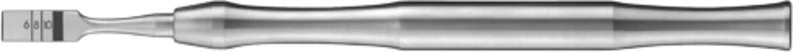 OSTEOTOM Knochenmeißel  Stück  1609\6, 6 mm, gerade