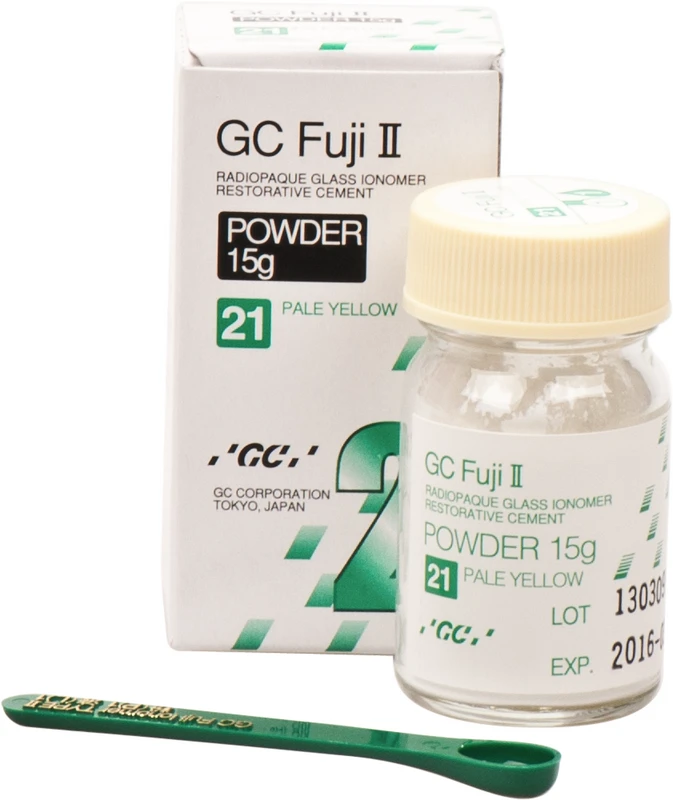 GC Fuji II  Packung  15 g Pulver blassgelb B1