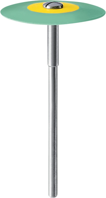 Diamant Polierer  Stück  türkis\gelb, mittel, HP, Figur 9853, 2 mm, ISO 260