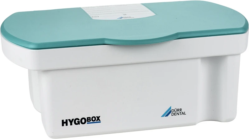 HYGOBOX  Stück  Wanne grau, Siebeinsatz weiß, Deckel türkis