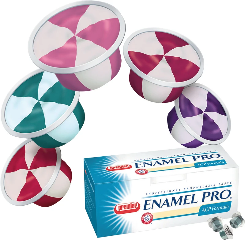 Enamel Pro®   Packung  200 x 2 g Single Dose mit Fluor Erdbeere, fein