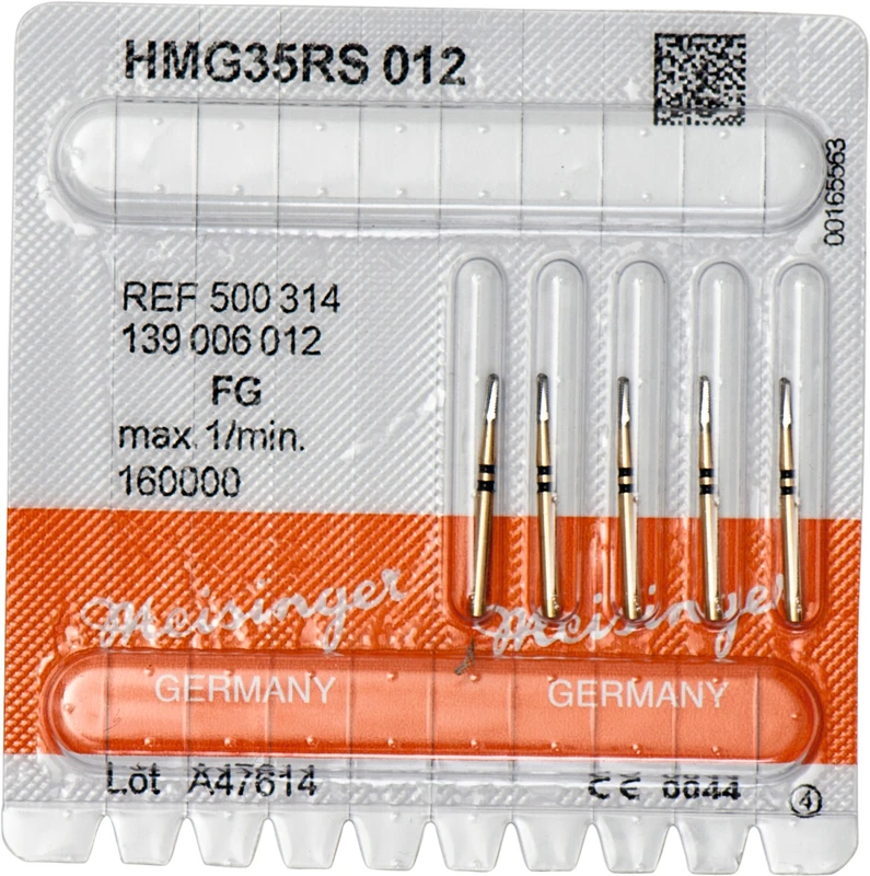 Kronentrenner G35RS  Packung  5 Stück Querhiebverz., 2x schwarz, FG, Figur 139, 3,6 mm, ISO 012