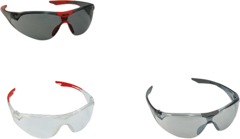 KKD® ANTI-FOG Schutzbrillen NEW-STYLE small  Stück  transparent-rot