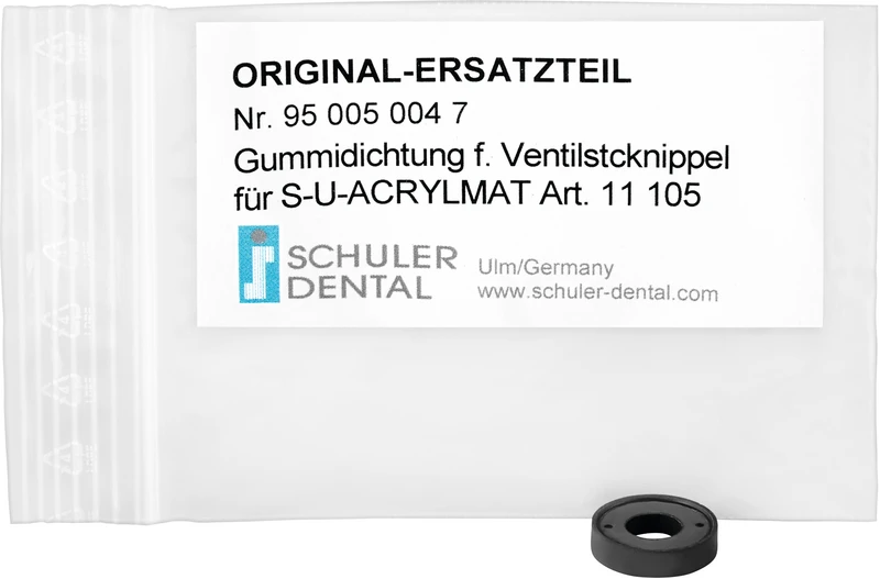 S-U-Acrylmat Gummidichtung f. Ventilstecknippel  Stück  für Ventilstecknippel