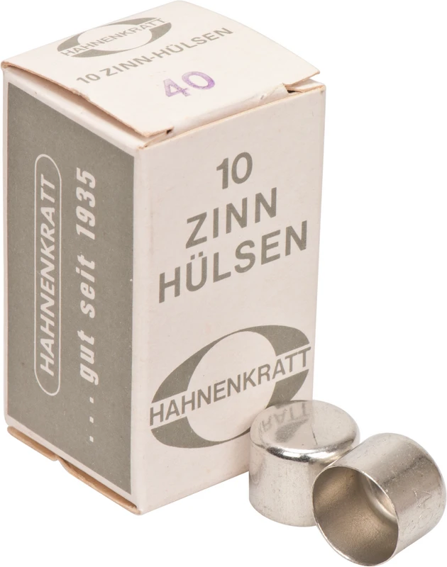 PROVISA Schutzhülsen Zinn  Packung  10 Stück 40