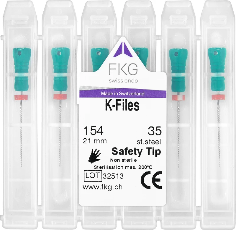 FKG K-Feile Standard SMG  Packung  6 Stück 21 mm ISO 035
