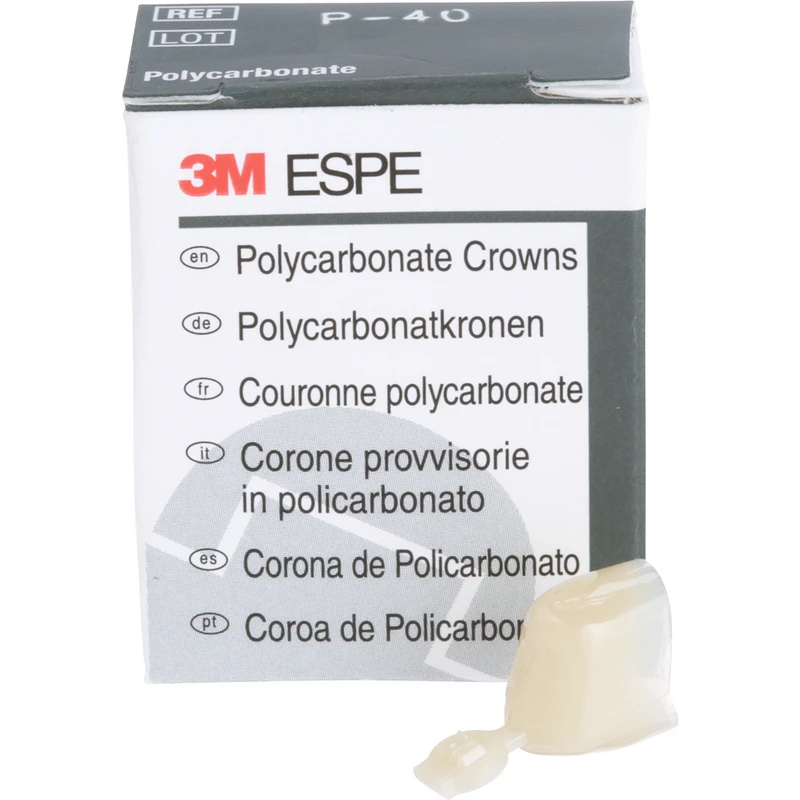 Polycarbonat-Kronen  Packung  5 Stück Nr. 40