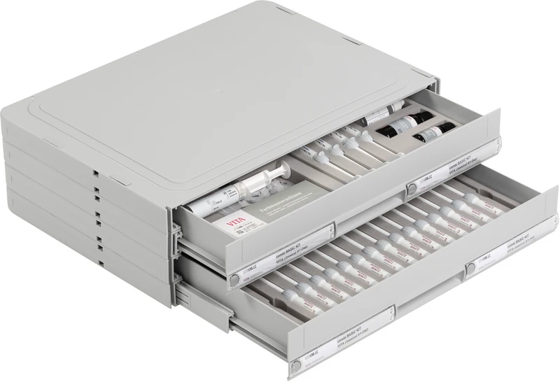 VITA VM® LC classical A1-D4®   Combi Basic Ki t Basissortiment für die BASIC-Schichtung (DENTINE - paste \ ENAMEL & Zusatzmassen flow)